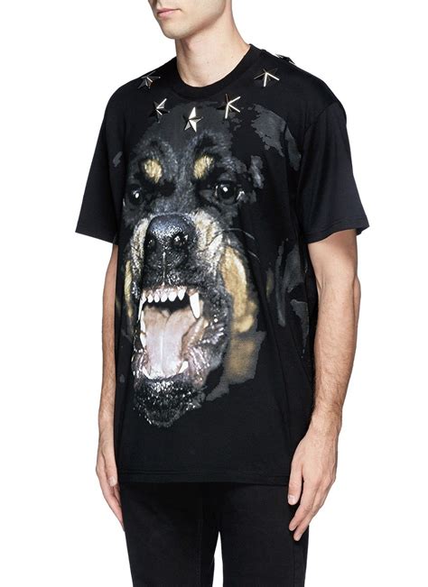 givenchy rottweiler star shirt|studio homme Givenchy t shirt.